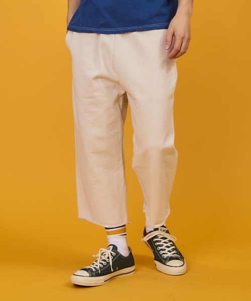 WALLA WALLA SPORT(ワラワラスポーツ)の「WALLA WALLA SPORT【ワラワラスポーツ】 - 3/4 SWEAT PANT / 3/4 スウェットパンツ(スウェットパンツ・メンズ・スミクロ/インディゴブルー/ヘザーグレー/アイボリー/ダークブラウン・LARGE/X-LARGE/MEDIUM/SMALL)」の14枚目の写真