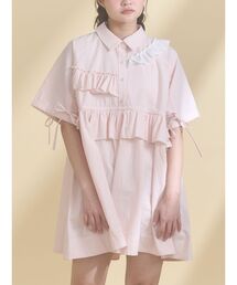 merry jenny | ストライプフリルミニワンピース(ワンピース)