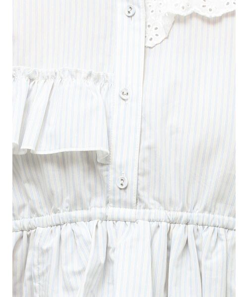 merry jenny（メリージェニー）の「ストライプフリルミニワンピース（ワンピース・レディース・ピンク/ライトブルー/ブルー・FREE）」の10枚目の写真