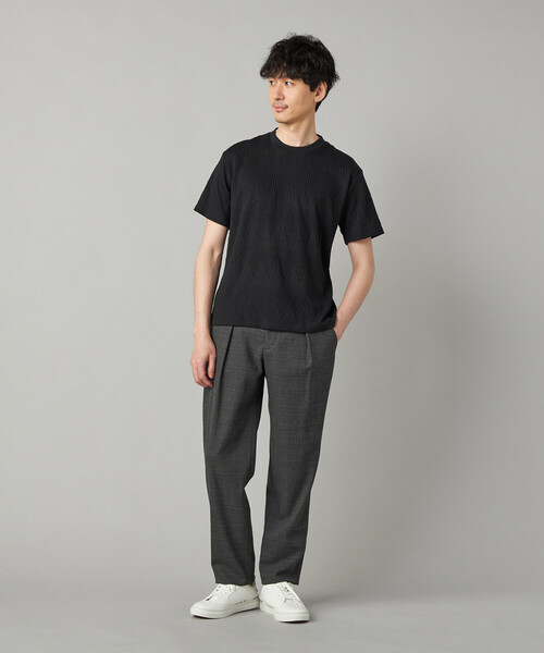 COMME CA MEN（コムサメン）の「フクレジャカード Tシャツ（Tシャツ/カットソー・メンズ・ネイビー/ブラック・M/L）」の7枚目の写真