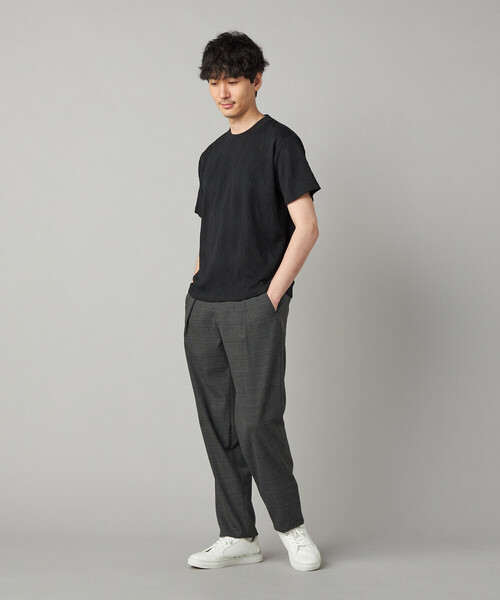 COMME CA MEN（コムサメン）の「フクレジャカード Tシャツ（Tシャツ/カットソー・メンズ・ネイビー/ブラック・M/L）」の8枚目の写真