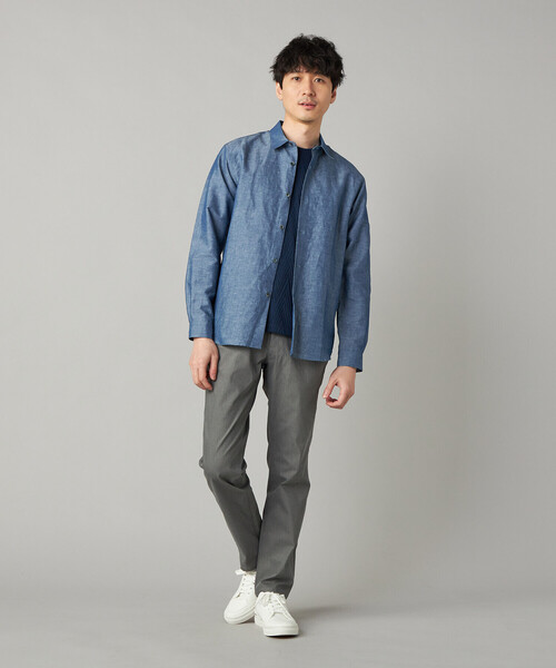 COMME CA MEN（コムサメン）の「フクレジャカード Tシャツ（Tシャツ/カットソー・メンズ・ネイビー/ブラック・M/L）」の12枚目の写真