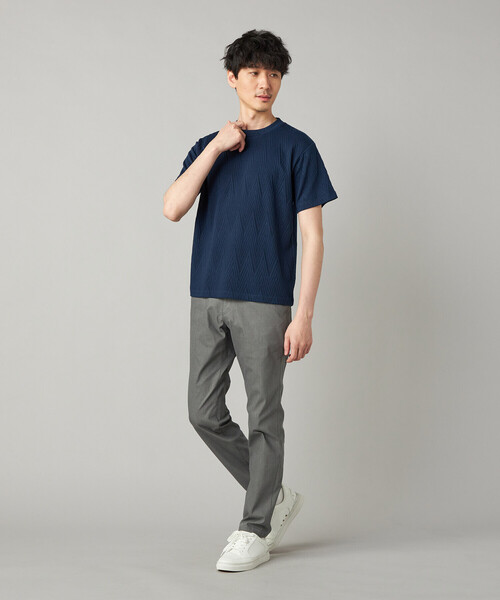 COMME CA MEN（コムサメン）の「フクレジャカード Tシャツ（Tシャツ/カットソー・メンズ・ネイビー/ブラック・M/L）」の14枚目の写真
