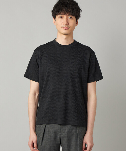 COMME CA MEN（コムサメン）の「フクレジャカード Tシャツ（Tシャツ/カットソー・メンズ・ネイビー/ブラック・M/L）」の17枚目の写真