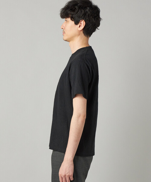 COMME CA MEN（コムサメン）の「フクレジャカード Tシャツ（Tシャツ/カットソー・メンズ・ネイビー/ブラック・M/L）」の18枚目の写真