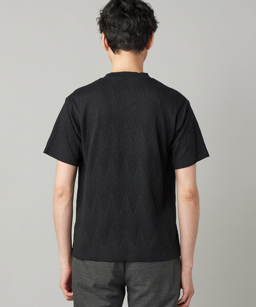 COMME CA MEN（コムサメン）の「フクレジャカード Tシャツ（Tシャツ/カットソー・メンズ・ネイビー/ブラック・M/L）」の19枚目の写真