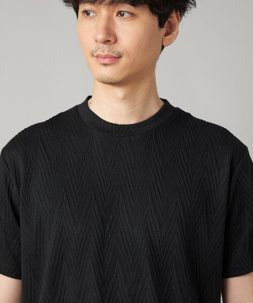 COMME CA MEN（コムサメン）の「フクレジャカード Tシャツ（Tシャツ/カットソー・メンズ・ネイビー/ブラック・M/L）」の20枚目の写真