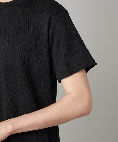 COMME CA MEN（コムサメン）の「フクレジャカード Tシャツ（Tシャツ/カットソー・メンズ・ネイビー/ブラック・M/L）」の21枚目の写真