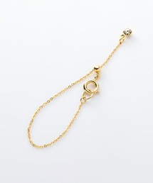 Cream dot.（クリームドット）の「【金属アレルギー対応】ビジューとパールのスライド式アジャスターチェーン（ネックレス）」