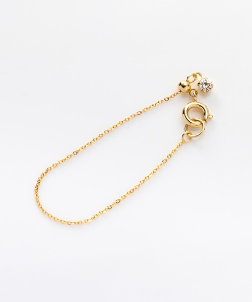 Cream dot.（クリームドット）の「【金属アレルギー対応】ビジューとパールのスライド式アジャスターチェーン（ネックレス・レディース・ピンク系その他/シルバー系その他/ゴールド系その他/ピンクゴールド/ゴールド/シルバー・ONE SIZE）」の14枚目の写真