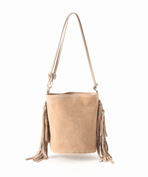 AP STUDIO(エーピーストゥディオ)の「【AULENTTI/オウレンティ】フリンジスエードバッグ(ショルダーバッグ・レディース・ベージュ・FREE)」の10枚目の写真