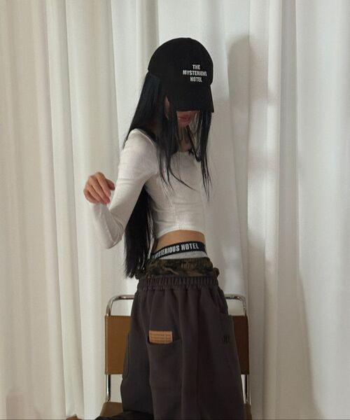THE MYSTERIOUS HOTEL（ザミステリアスホテル）の「U LINE BABY SLEEVE [IVORY]（Tシャツ/カットソー・レディース・その他・FREE）」の6枚目の写真