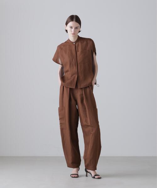 ADORE(アドーア)の「◆シルキープレーンクロスパンツ(その他パンツ・レディース・ブラック/ブラウン・38/36)」の2枚目の写真