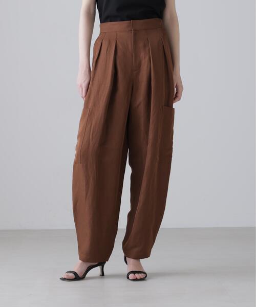 ADORE(アドーア)の「◆シルキープレーンクロスパンツ(その他パンツ・レディース・ブラック/ブラウン・38/36)」の8枚目の写真