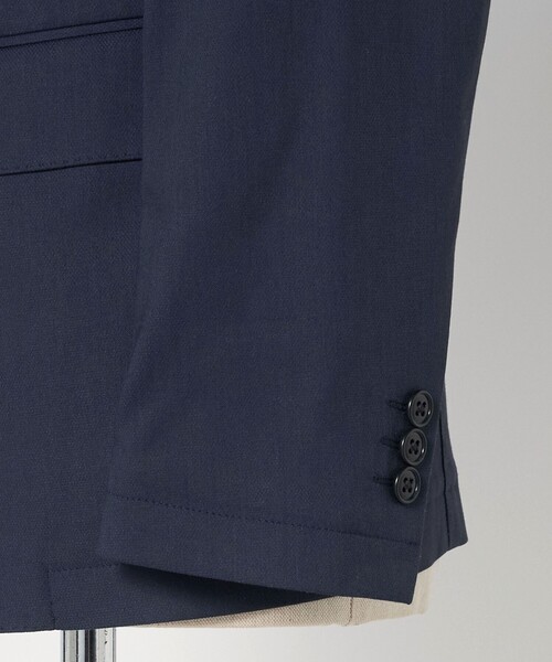 A DAY IN THE LIFE UNITED ARROWS（アデイインザライフユナイテッドアローズ）の「ドビー 2ボタン ジャケット-マシンウォッシャブル・接触冷感-＜A DAY IN THE LIFE＞（テーラードジャケット・メンズ・ダークグレー/ベージュ/ネイビー・XL/L/S/M）」の20枚目の写真