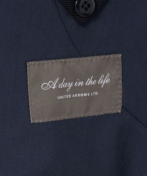 A DAY IN THE LIFE UNITED ARROWS（アデイインザライフユナイテッドアローズ）の「ドビー 2ボタン ジャケット-マシンウォッシャブル・接触冷感-＜A DAY IN THE LIFE＞（テーラードジャケット・メンズ・ダークグレー/ベージュ/ネイビー・XL/L/S/M）」の16枚目の写真