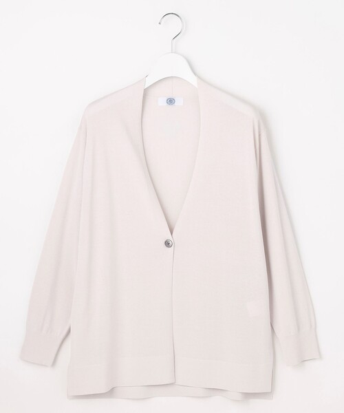 J.PRESS Ladies(J.プレス レディス)の「COOL ヴィスコース ミドル丈 カーディガン(カーディガン/ボレロ・レディース・ベージュ系/ネイビー系/ライトグレー系・SMALL)」の12枚目の写真