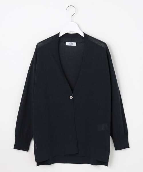 J.PRESS Ladies(J.プレス レディス)の「COOL ヴィスコース ミドル丈 カーディガン(カーディガン/ボレロ・レディース・ベージュ系/ネイビー系/ライトグレー系・SMALL)」の13枚目の写真