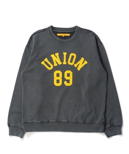 UNION(UNION TOKYO)(ユニオン)の「UNION TOKYO APPLIQUE CREW ユニオントーキョー スウェット(スウェット・メンズ・ブラック・S/M/XL)」の1枚目の写真