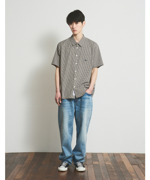 LORES（ロアス）の「Mini Plaid S/S Shirts - Brown（シャツ/ブラウス・レディース・その他・SMALL/MEDIUM/LARGE）」の2枚目の写真