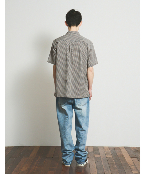LORES（ロアス）の「Mini Plaid S/S Shirts - Brown（シャツ/ブラウス・レディース・その他・SMALL/MEDIUM/LARGE）」の3枚目の写真