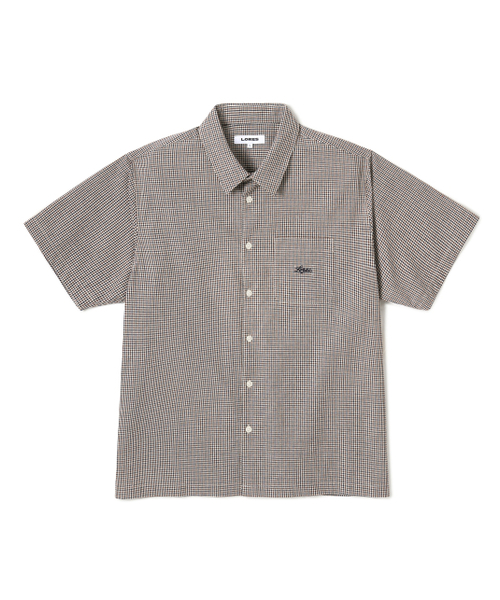 LORES（ロアス）の「Mini Plaid S/S Shirts - Brown（シャツ/ブラウス・レディース・その他・SMALL/MEDIUM/LARGE）」の4枚目の写真
