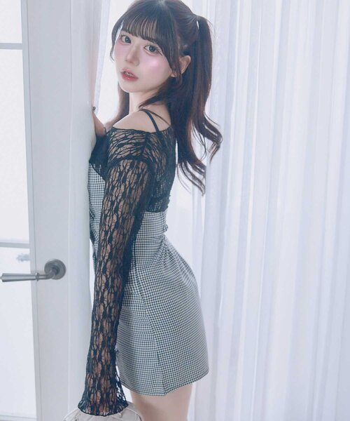 レディース BelleCharme Lace-up CamiOnepieceBolero