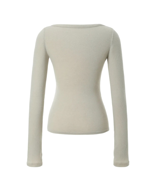 KHAKIPOINT(カーキポイント)の「Steel Button Top (sage)(Tシャツ/カットソー・レディース・その他・FREE)」の3枚目の写真