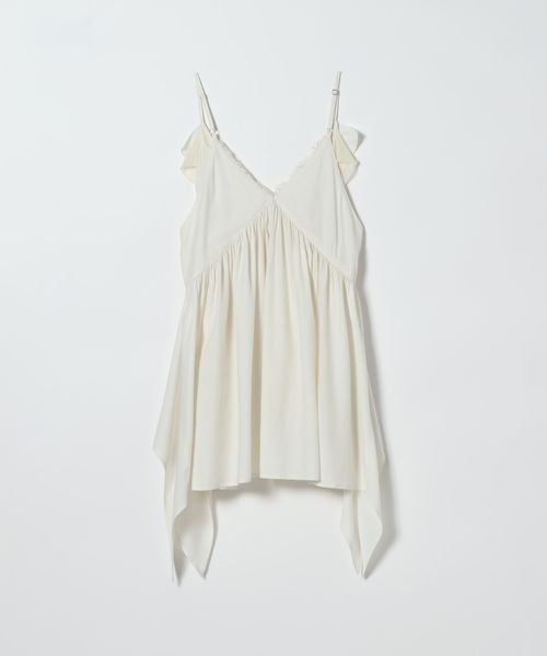 JEANASIS（ジーナシス）の「2WAYイレヘムキャミチュニック/672062（チュニック・レディース・ブラック/ブラウン/オフホワイト・FREE）」の5枚目の写真