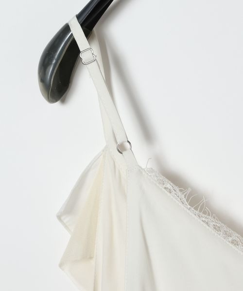 JEANASIS（ジーナシス）の「2WAYイレヘムキャミチュニック/672062（チュニック・レディース・ブラック/ブラウン/オフホワイト・FREE）」の10枚目の写真