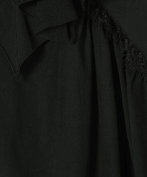 JEANASIS（ジーナシス）の「2WAYイレヘムキャミチュニック/672062（チュニック・レディース・ブラック/ブラウン/オフホワイト・FREE）」の12枚目の写真