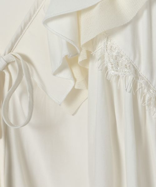 JEANASIS（ジーナシス）の「2WAYイレヘムキャミチュニック/672062（チュニック・レディース・ブラック/ブラウン/オフホワイト・FREE）」の11枚目の写真