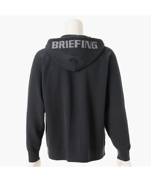 BRIEFING(ブリーフィング)の「【BRIEFING GOLF/ブリーフィングゴルフ】 LW THERMAL KNIT PARKA(ブルゾン・メンズ・チャコール/ネイビー/グリーン系その他2・M/L/S)」の4枚目の写真