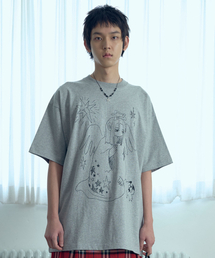 PRAYING ANGEL BIG BIG TEE_GREY(NG2GMUT524A)