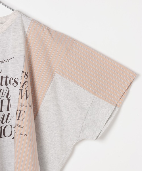 PBLIM(ページボーイリム)の「《UNISEX》リメイクフウルーズT(Tシャツ/カットソー・レディース・ネイビー系/グレー系・FREE)」の4枚目の写真