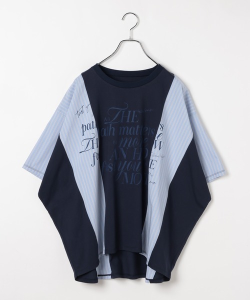 PBLIM(ページボーイリム)の「《UNISEX》リメイクフウルーズT(Tシャツ/カットソー・レディース・ネイビー系/グレー系・FREE)」の7枚目の写真