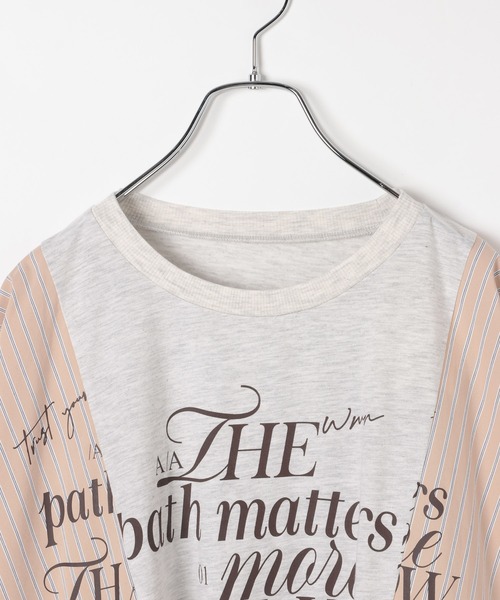 PBLIM(ページボーイリム)の「《UNISEX》リメイクフウルーズT(Tシャツ/カットソー・レディース・ネイビー系/グレー系・FREE)」の14枚目の写真