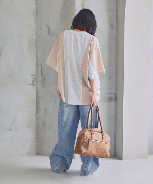 PBLIM(ページボーイリム)の「《UNISEX》リメイクフウルーズT(Tシャツ/カットソー・レディース・ネイビー系/グレー系・FREE)」の16枚目の写真