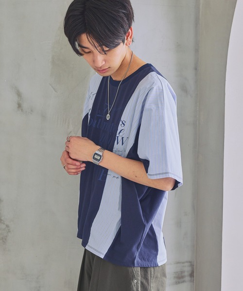 PBLIM(ページボーイリム)の「《UNISEX》リメイクフウルーズT(Tシャツ/カットソー・レディース・ネイビー系/グレー系・FREE)」の18枚目の写真