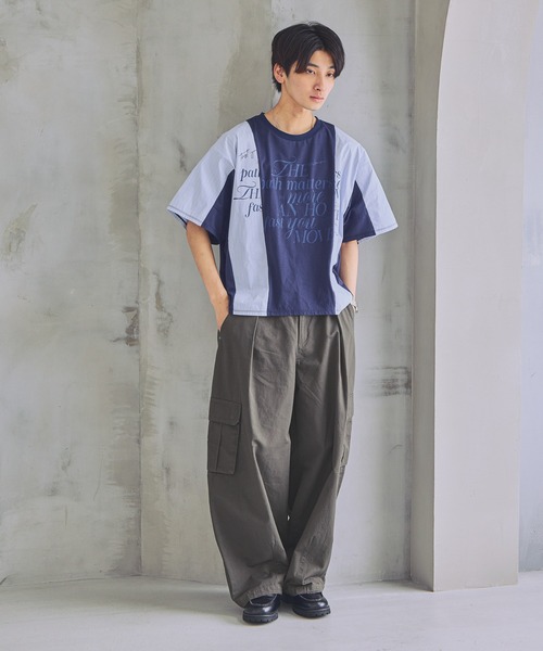 PBLIM(ページボーイリム)の「《UNISEX》リメイクフウルーズT(Tシャツ/カットソー・レディース・ネイビー系/グレー系・FREE)」の9枚目の写真