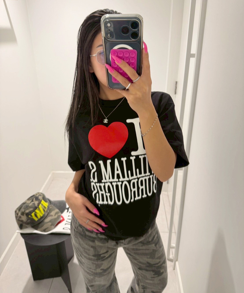 Oriens JOURNAL STANDARD（オリエンス ジャーナルスタンダード）の「【nancy/ナンシー】 BURROUGHS TEE（Tシャツ/カットソー・レディース・ブラック/ホワイト・MEDIUM/SMALL）」の3枚目の写真