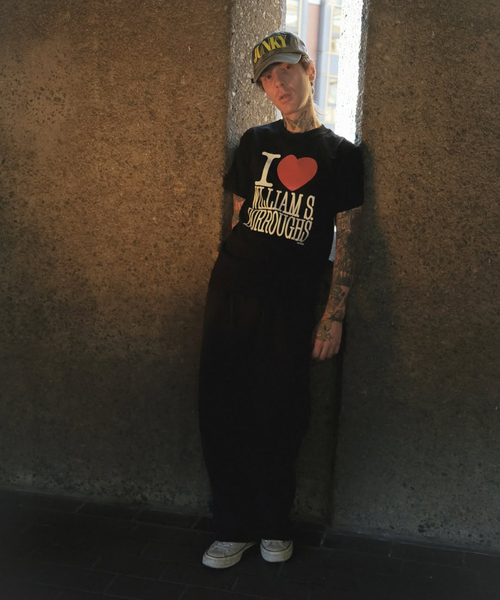 Oriens JOURNAL STANDARD（オリエンス ジャーナルスタンダード）の「【nancy/ナンシー】 BURROUGHS TEE（Tシャツ/カットソー・レディース・ブラック/ホワイト・MEDIUM/SMALL）」の6枚目の写真