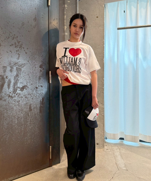 Oriens JOURNAL STANDARD（オリエンス ジャーナルスタンダード）の「【nancy/ナンシー】 BURROUGHS TEE（Tシャツ/カットソー・レディース・ブラック/ホワイト・MEDIUM/SMALL）」の7枚目の写真
