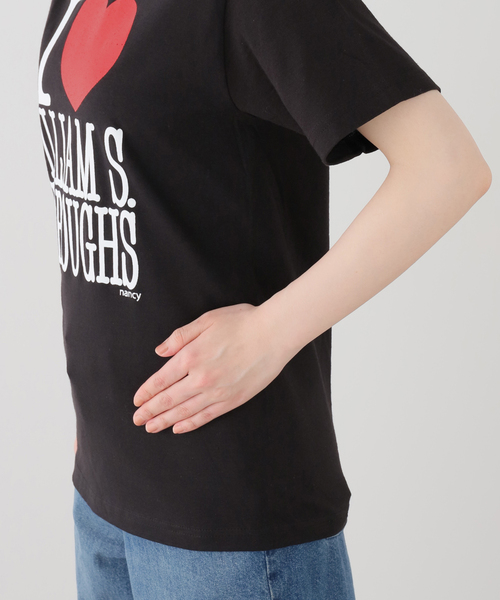 Oriens JOURNAL STANDARD（オリエンス ジャーナルスタンダード）の「【nancy/ナンシー】 BURROUGHS TEE（Tシャツ/カットソー・レディース・ブラック/ホワイト・MEDIUM/SMALL）」の12枚目の写真