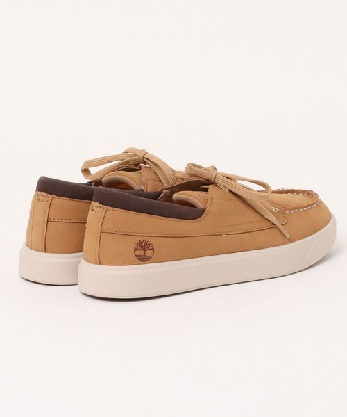 Timberland(ティンバーランド)の「Timberland ティンバーランド EMERSON STREET LOW LACE SNEAKER【本革】メンズレザーシューズ(エマソンストリートロー)(モカシン/デッキシューズ・メンズ・イエロー・25.0cm/25.5cm/26.0cm/26.5cm/27.0cm/27.5cm/28.0cm)」の3枚目の写真