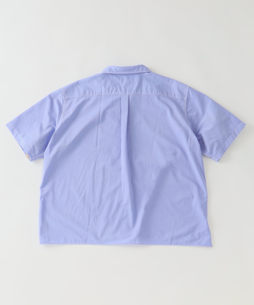 EDIFICE（エディフィス）の「Kanemasa Phil. (カネマサ フィル) 別注 36ゲージ Ny Atmsphr S/S シャツ（シャツ/ブラウス・メンズ・ホワイト/クリアブルー/ブラウン・MEDIUM/LARGE）」の9枚目の写真