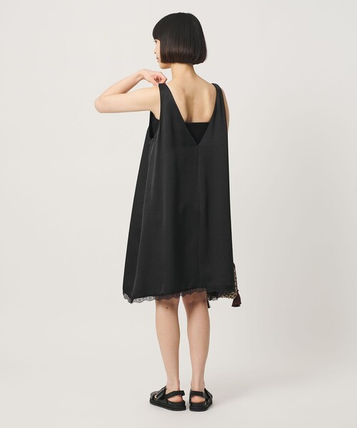 BEAUTY&YOUTH UNITED ARROWS(ビューティーアンドユースユナイテッドアローズ)の「レース ノースリーブ ミニワンピース ウォッシャブル(ワンピース・レディース・ブラック/オフホワイト・FREE)」の7枚目の写真