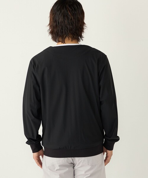 SHIPS Colors(シップス カラーズ)の「SHIPS Colors:〈UVカット・接触冷感・吸水速乾〉 クールタッチ カーディガン(カーディガン/ボレロ・メンズ・ネイビー/ブラック/グレー・MEDIUM/LARGE/X-LARGE)」の16枚目の写真