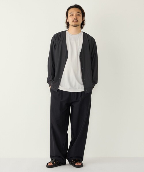 SHIPS Colors(シップス カラーズ)の「SHIPS Colors:〈UVカット・接触冷感・吸水速乾〉 クールタッチ カーディガン(カーディガン/ボレロ・メンズ・ネイビー/ブラック/グレー・MEDIUM/LARGE/X-LARGE)」の17枚目の写真