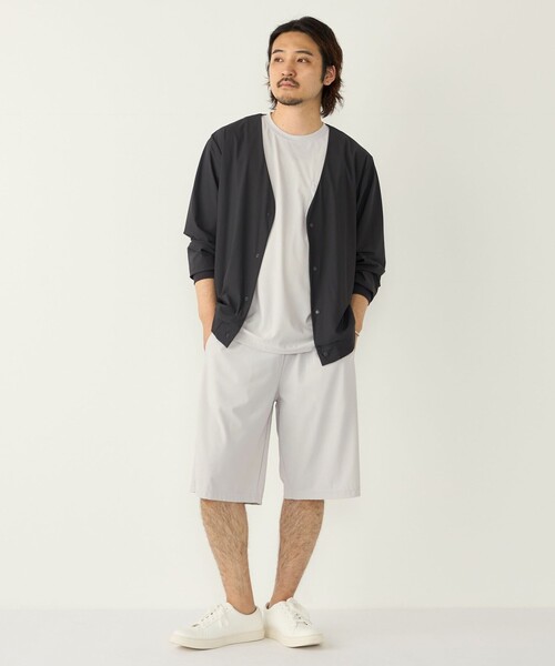 SHIPS Colors(シップス カラーズ)の「SHIPS Colors:〈UVカット・接触冷感・吸水速乾〉 クールタッチ カーディガン(カーディガン/ボレロ・メンズ・ネイビー/ブラック/グレー・MEDIUM/LARGE/X-LARGE)」の18枚目の写真